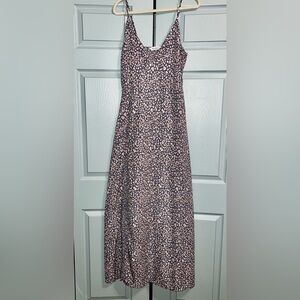 Stylish Leopard Print Maxi Dress